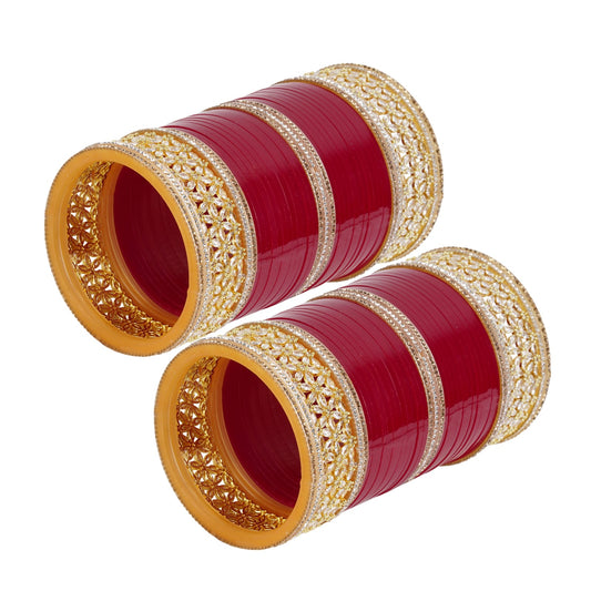 Archu's Premium Bridal Bangles with  Premium AD Kada
