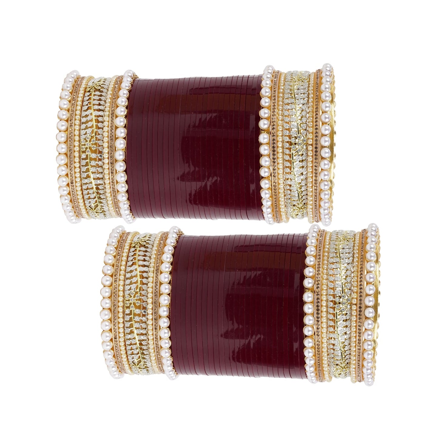Premium Bridal Bangles with Double AD