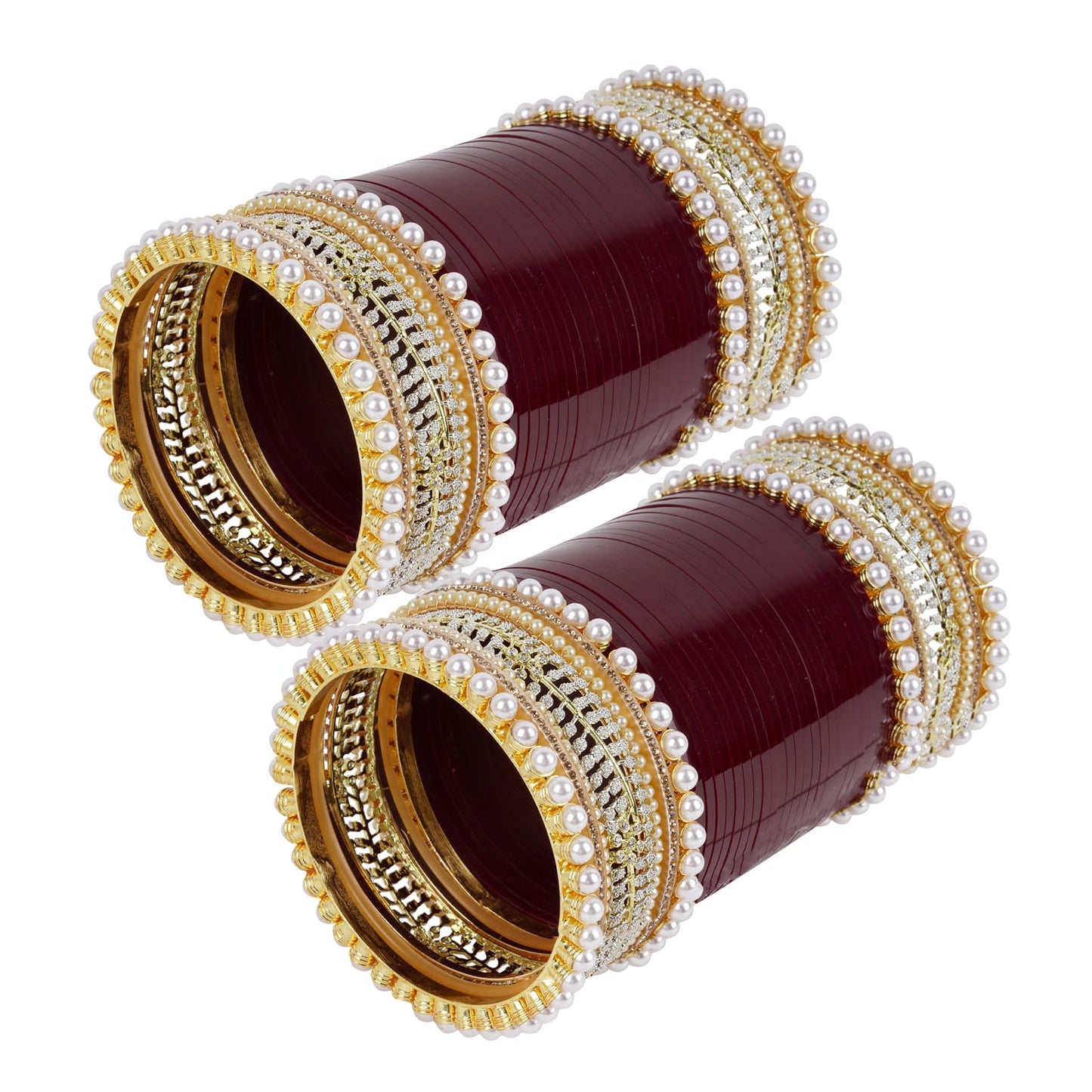 Premium Bridal Bangles with Double AD