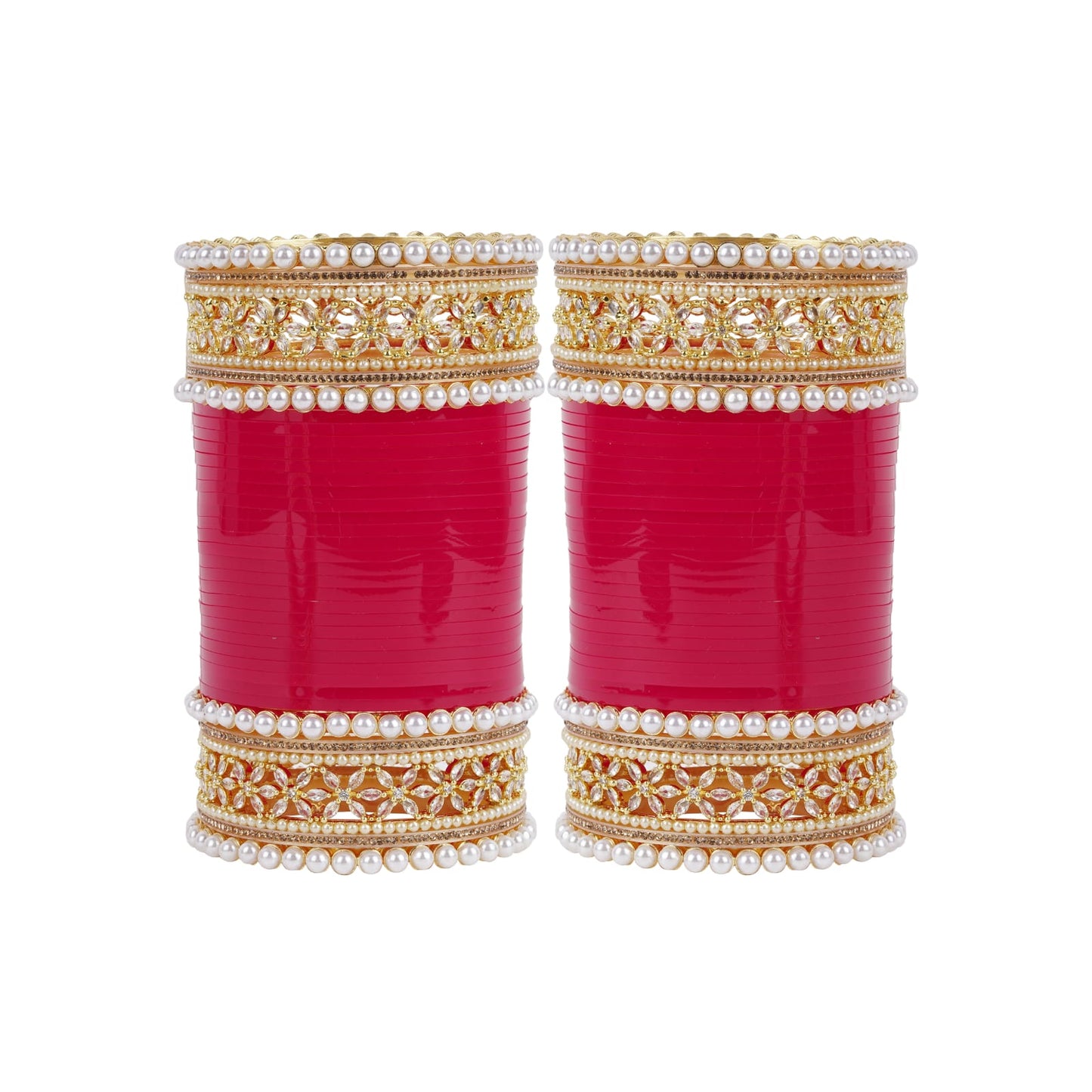 Premium Bridal Bangles with Reverse AD