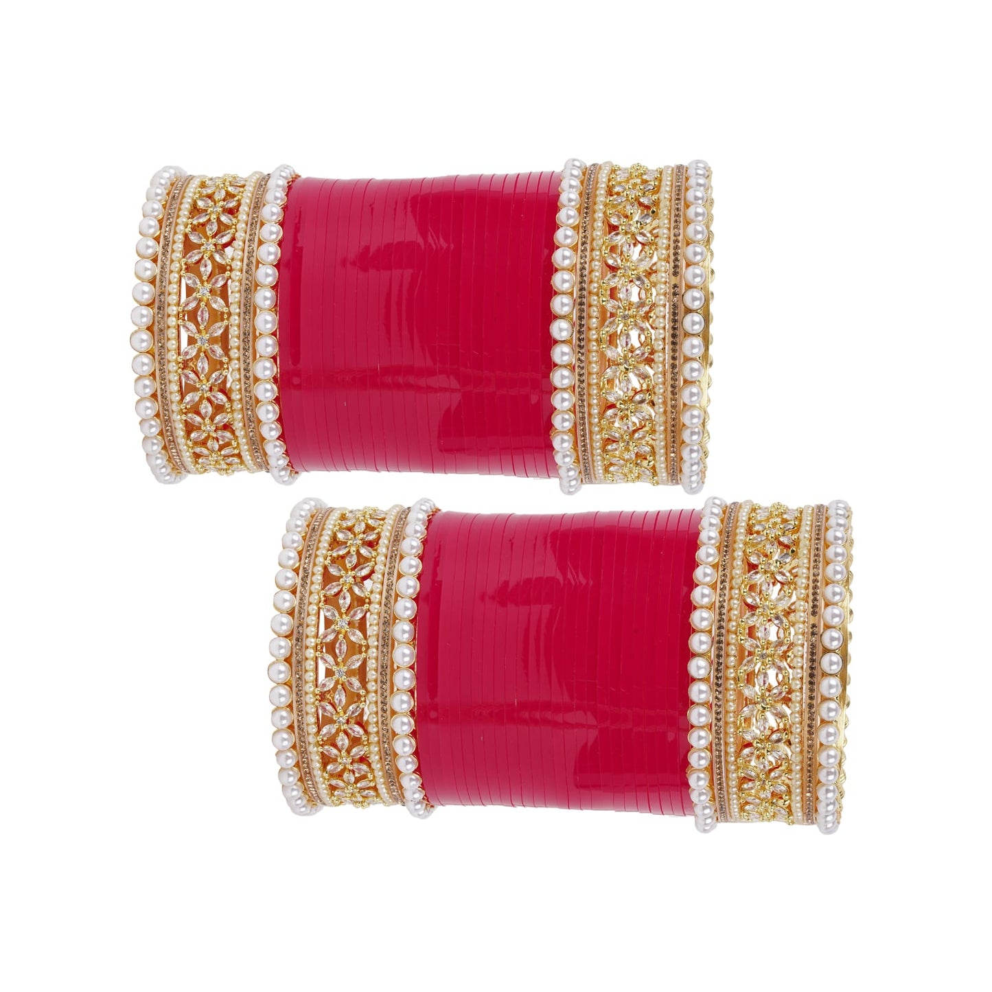Premium Bridal Bangles with Reverse AD