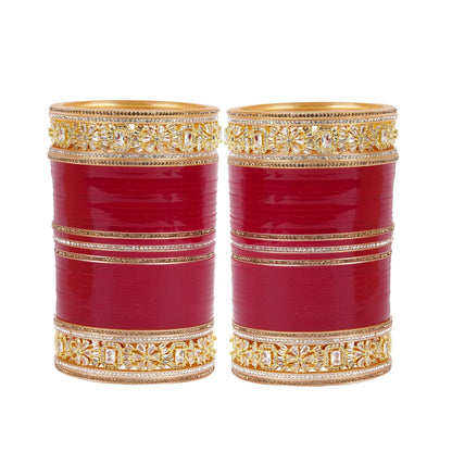 Antique bridal Chura  with Chakri Kada