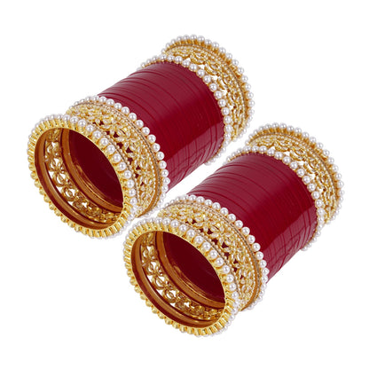 Premium Bridal Bangles with Reverse AD