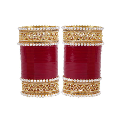 Premium Bridal Bangles with Reverse AD
