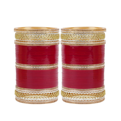 Premium Bridal Chura with finest AD work
