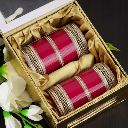 Premium Bridal Chura with finest AD work