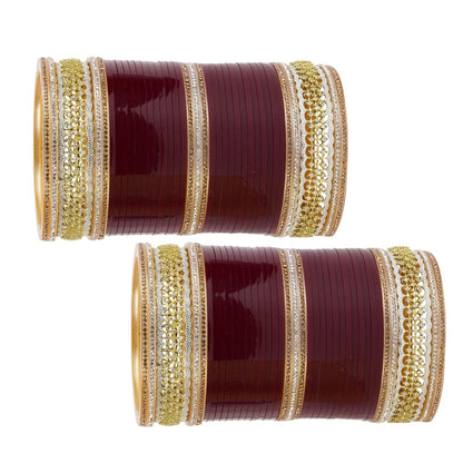 Premium Bridal Chura with finest AD work