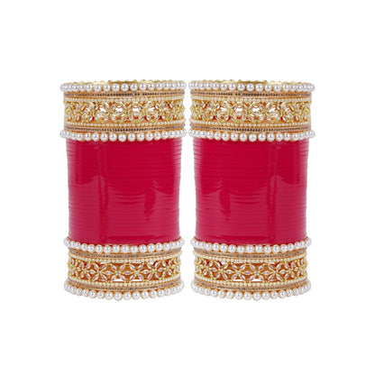 Premium Bridal Bangles with Reverse AD