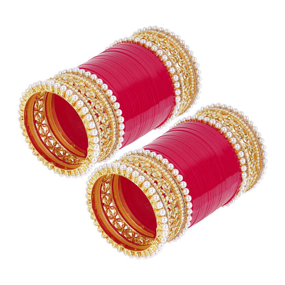 Premium Bridal Bangles with Reverse AD