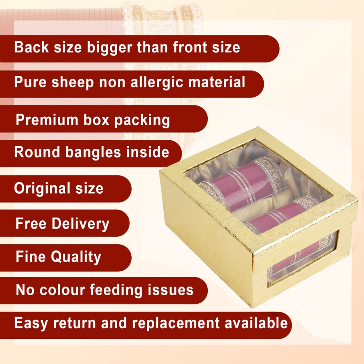 Close shot of Chakri Kada design