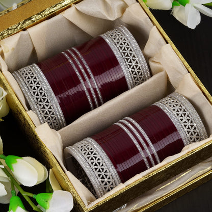 Indian bridal chura red design collection