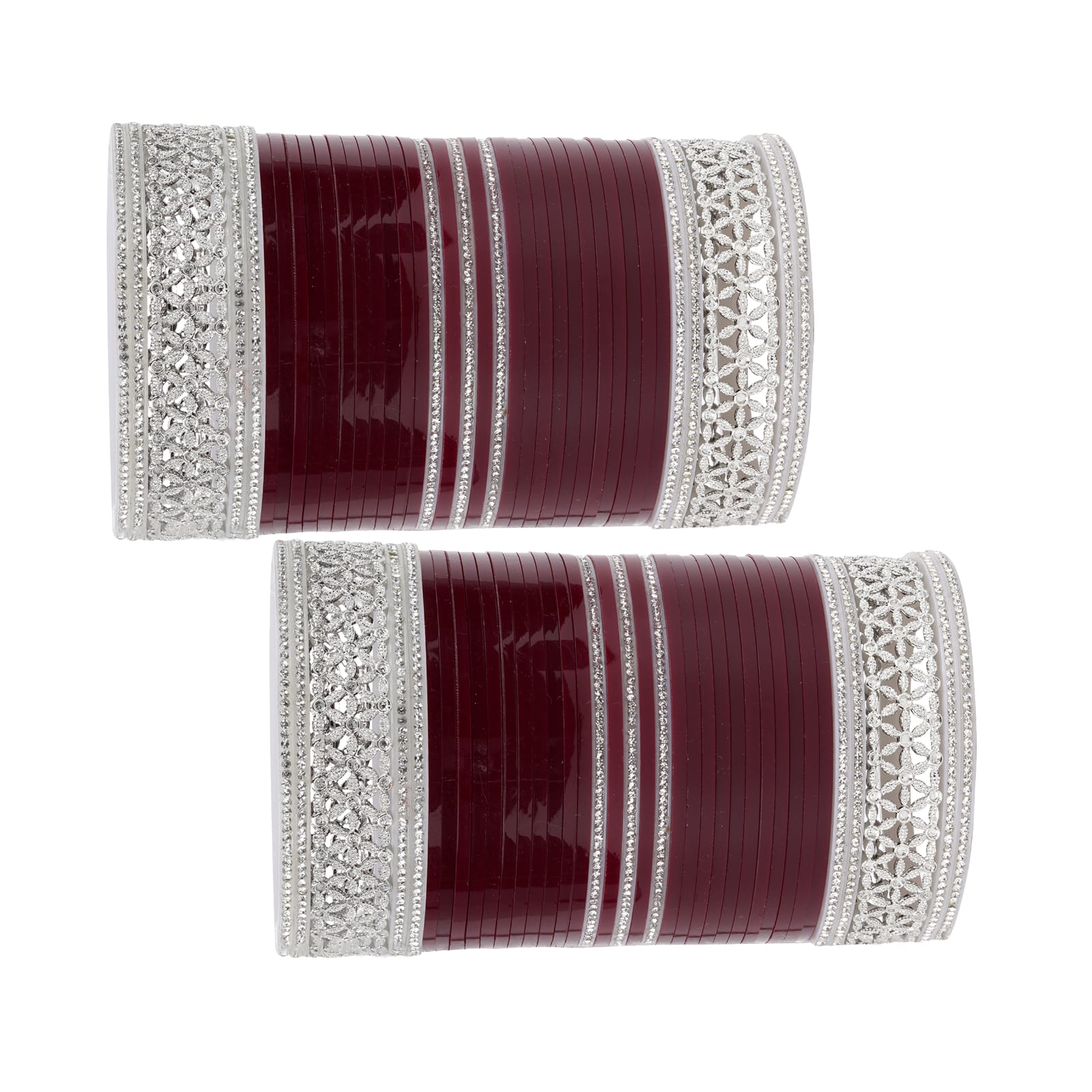 Premium red bridal bangles set